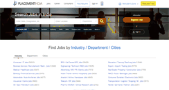 Desktop Screenshot of placementindia.com